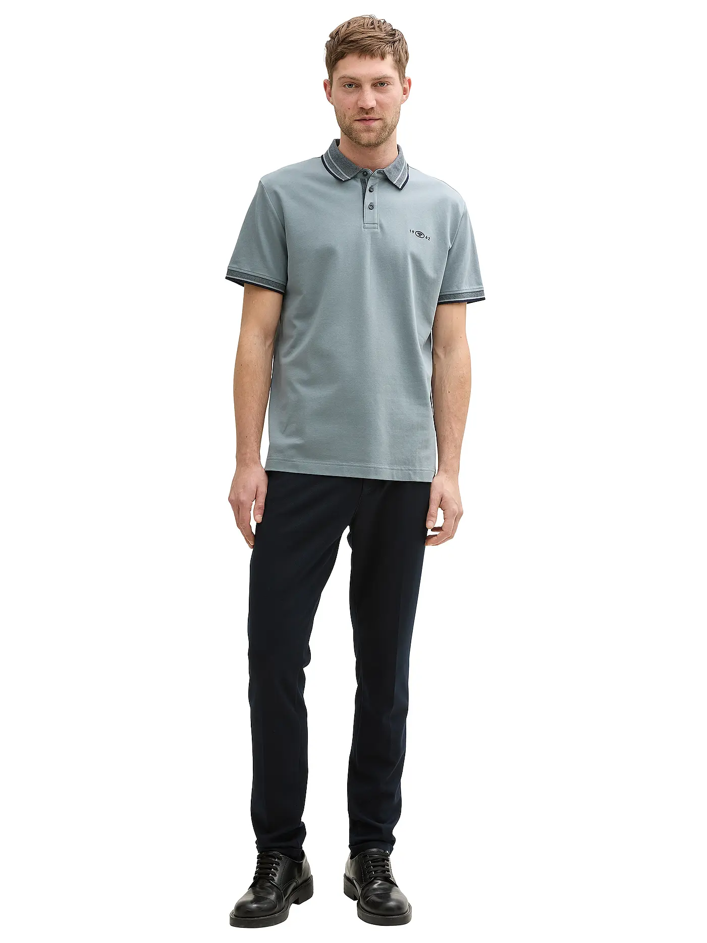 TOM TAILOR | Poloshirt | hellgrau